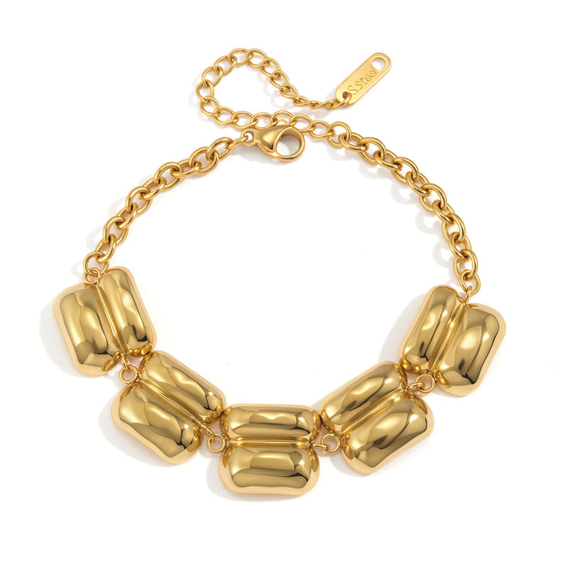 Shoreline Puffed Link Bracelet