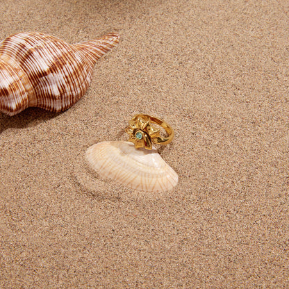Formentera Shell Open Ring