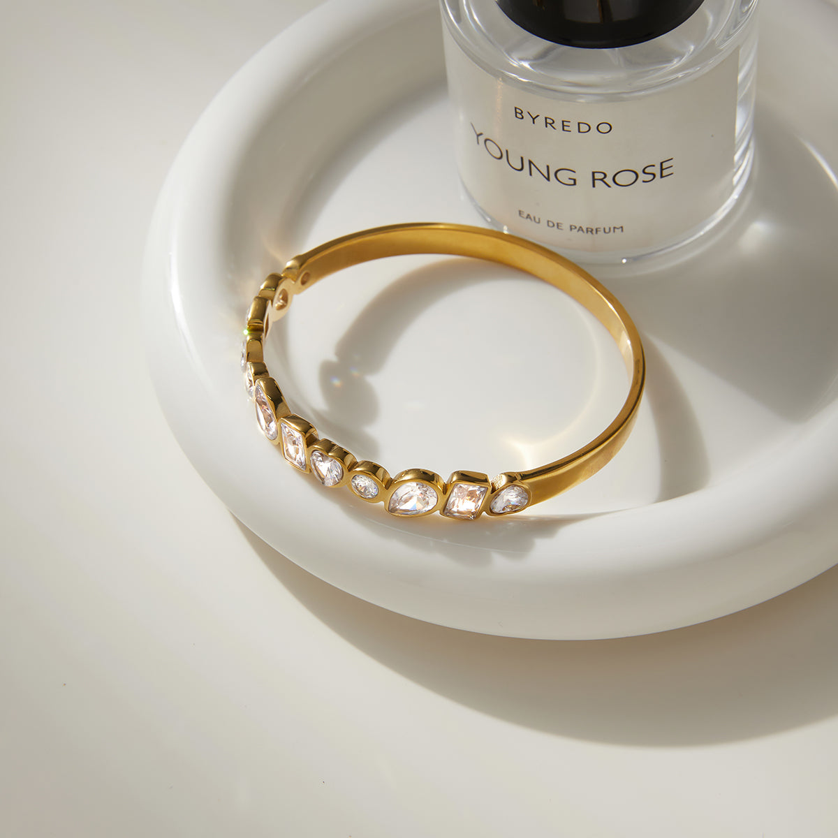 Halcyon Mixed-Cut Bangle Bracelet