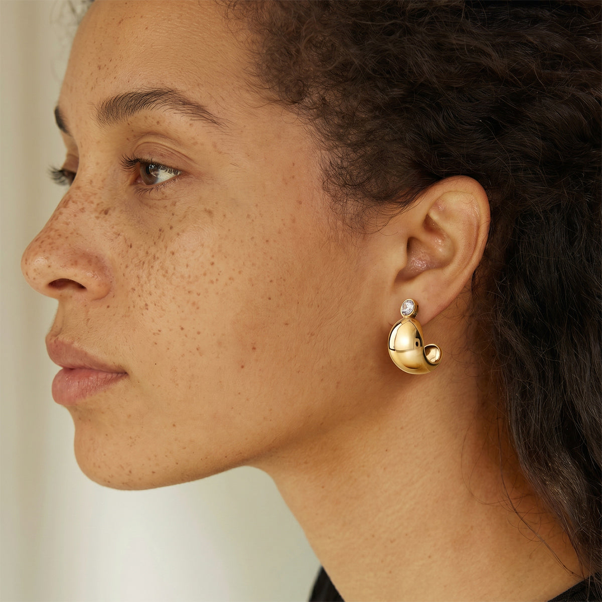 Formentera Polished Orb Stud Earrings