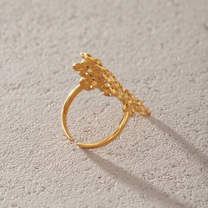 Almond Blossom Filigree Ring
