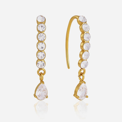 Tramontana Zircon Line Drop Earrings