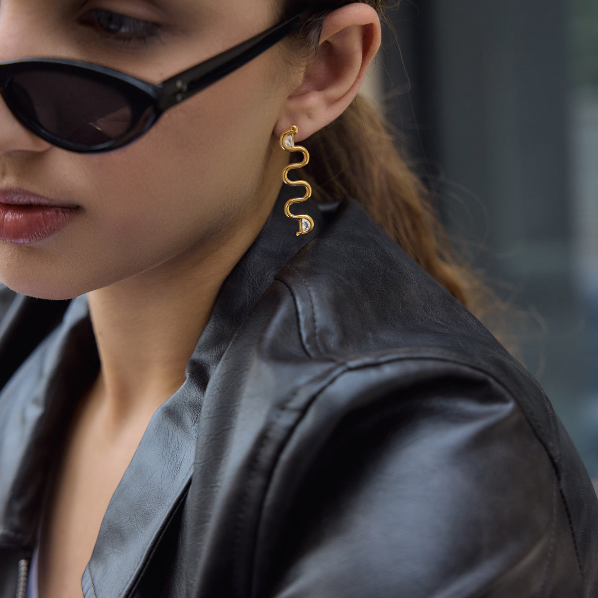 Riviera Ripple Drop Earrings