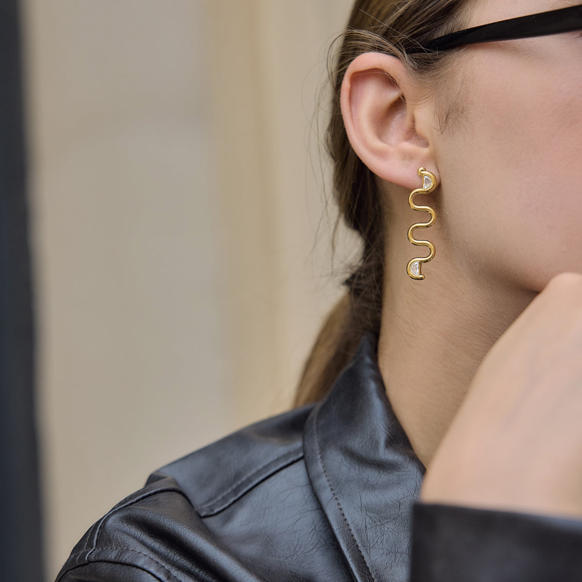 Riviera Ripple Drop Earrings