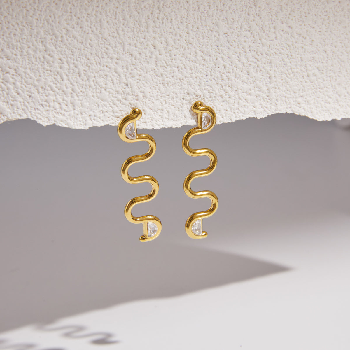 Riviera Ripple Drop Earrings