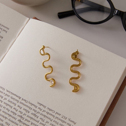 Riviera Ripple Drop Earrings