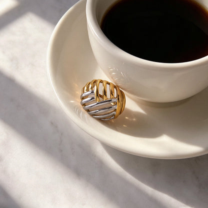 Cyclades Woven Dome Ring