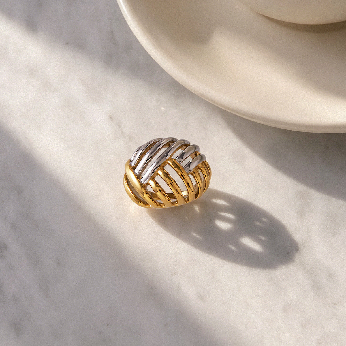 Cyclades Woven Dome Ring