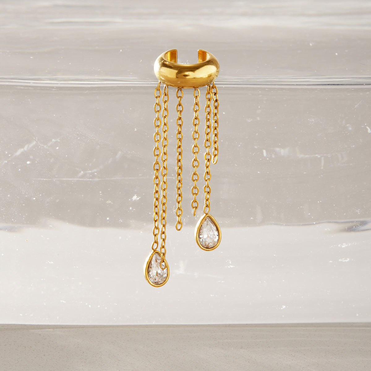 Sirocco Tassel Ear Cuff Earrings
