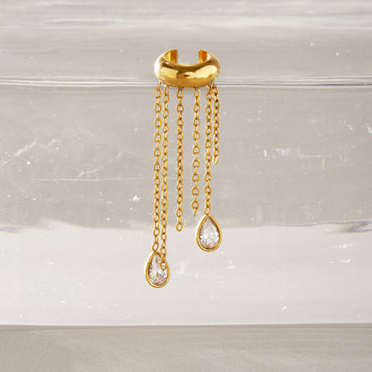 Sirocco Tassel Ear Cuff Earrings