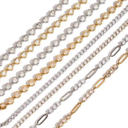Marea Bezel Tennis Bracelet