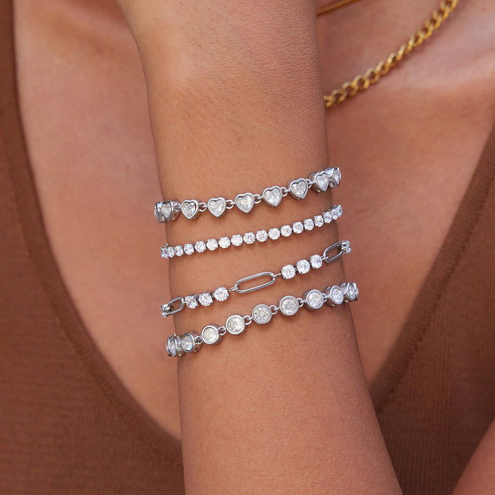 Marea Bezel Tennis Bracelet