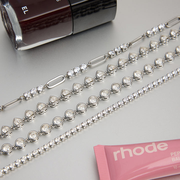 Marea Bezel Tennis Bracelet