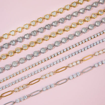 Marea Bezel Tennis Bracelet