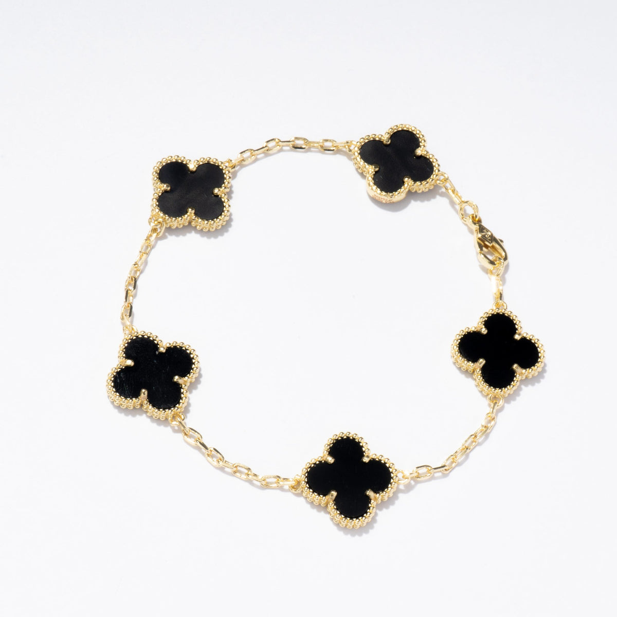 BLOOM Black & Gold Two-Tone Bracelet