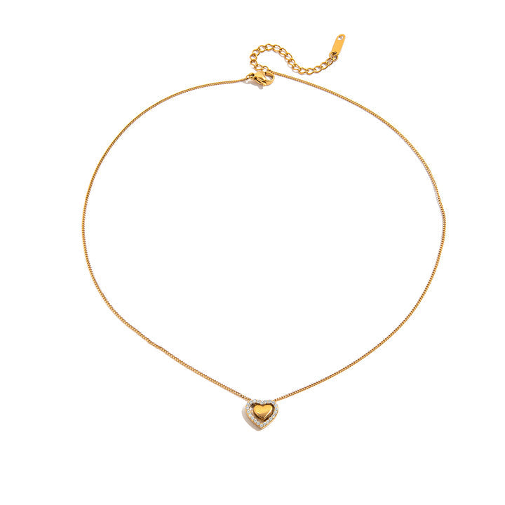 Rosemary Petite Heart Necklace