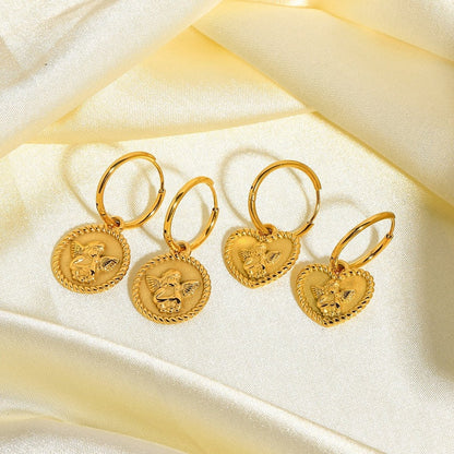 Lumen Cherub Medallion Necklace