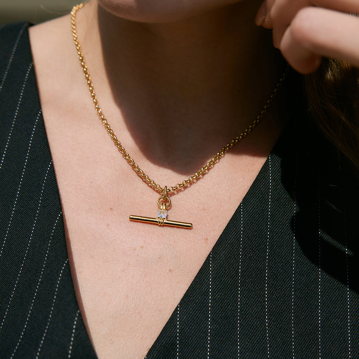 Salt Air Toggle Bar Rolo Necklace