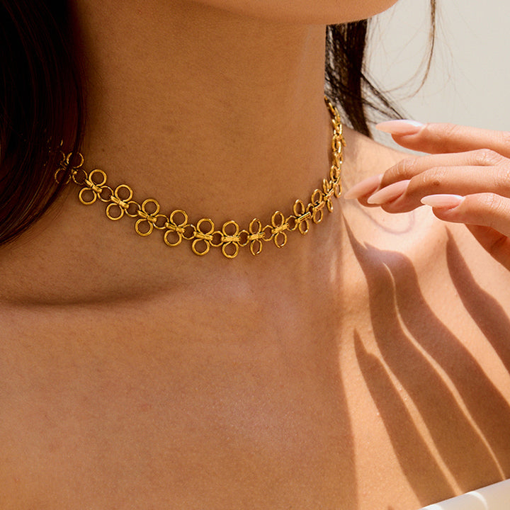 Almond Blossom Openwork Necklace