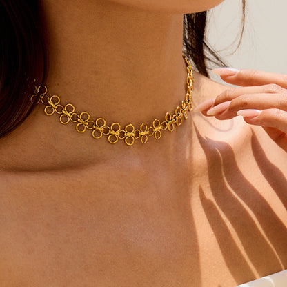 Almond Blossom Openwork Necklace