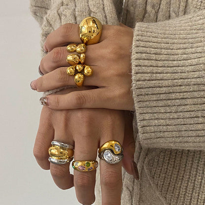 Sea Mist Waterdrop Wrap Ring
