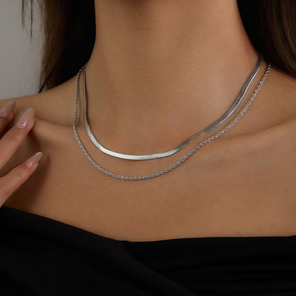 Levante Double-Layer Chain Necklace