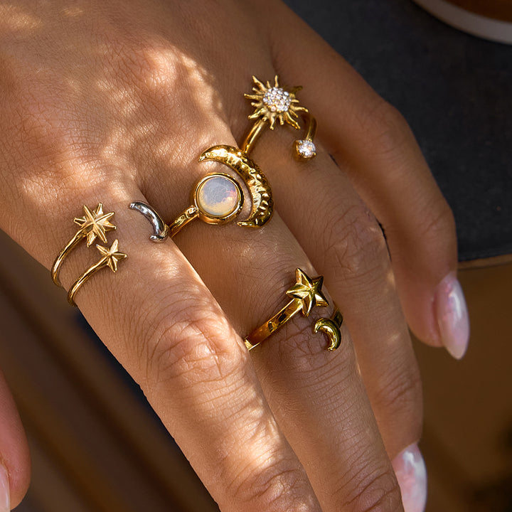 Solstice Sunburst Pavé Ring