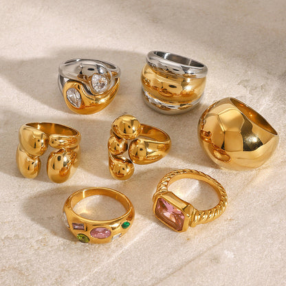Sea Mist Waterdrop Wrap Ring