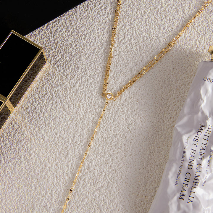 Jasmine Fine Hand Chain Bracelet