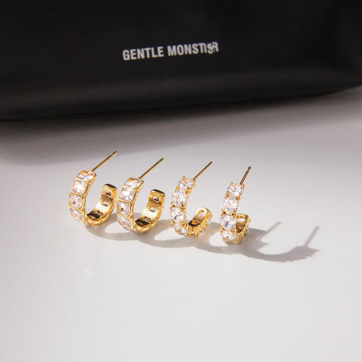 Tramontana Zirconia Hoop Earrings