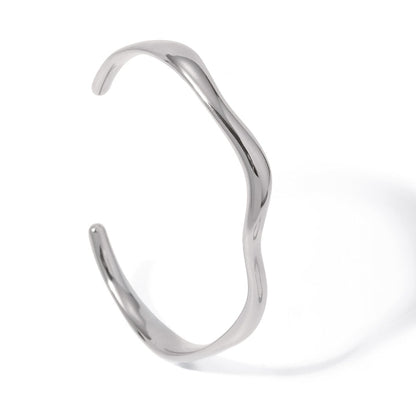 Zephyr Ripple Cuff Bracelet