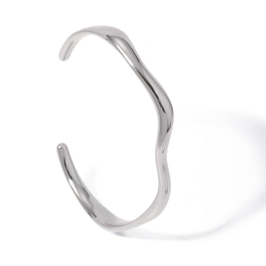 Zephyr Ripple Cuff Bracelet