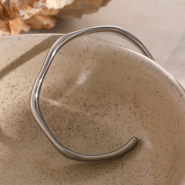 Zephyr Ripple Cuff Bracelet