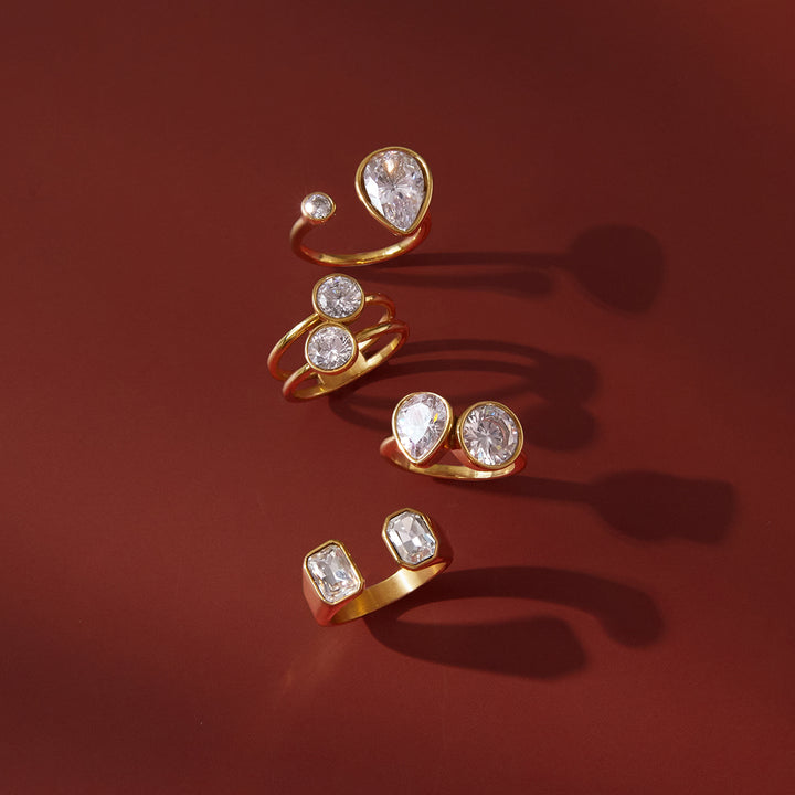 Vela Pear Cut Statement Ring