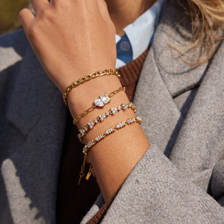 Aurora Crystal Tennis Bracelet