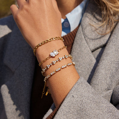 Aurora Crystal Tennis Bracelet