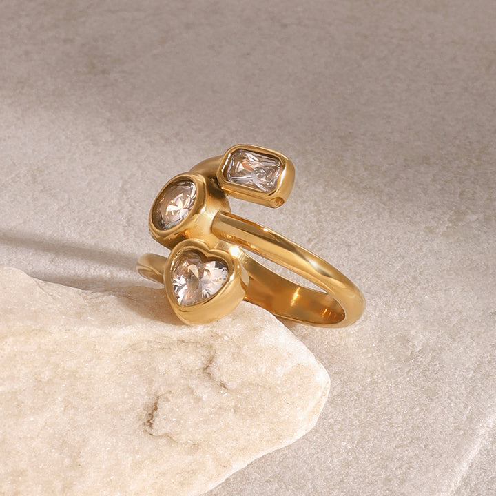 Formentera Trio Stone Ring