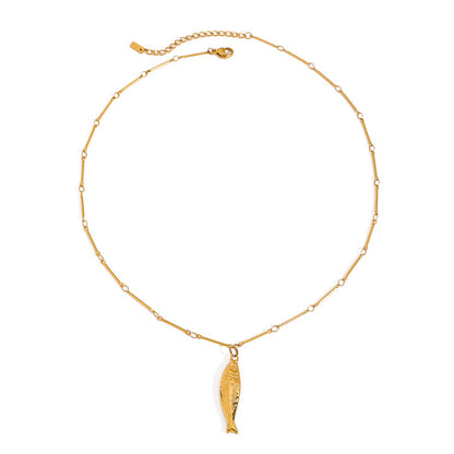 Sirocco Little Fish Pendant Necklace