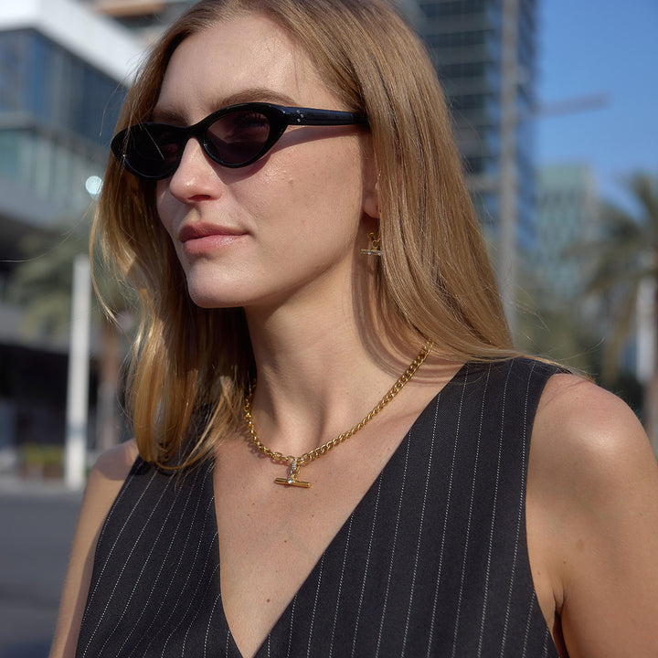 Meltemi Chunky Curb Chain Necklace