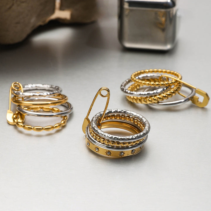Cypress Pin Stacking Ring