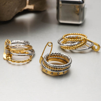 Cypress Pin Stacking Ring