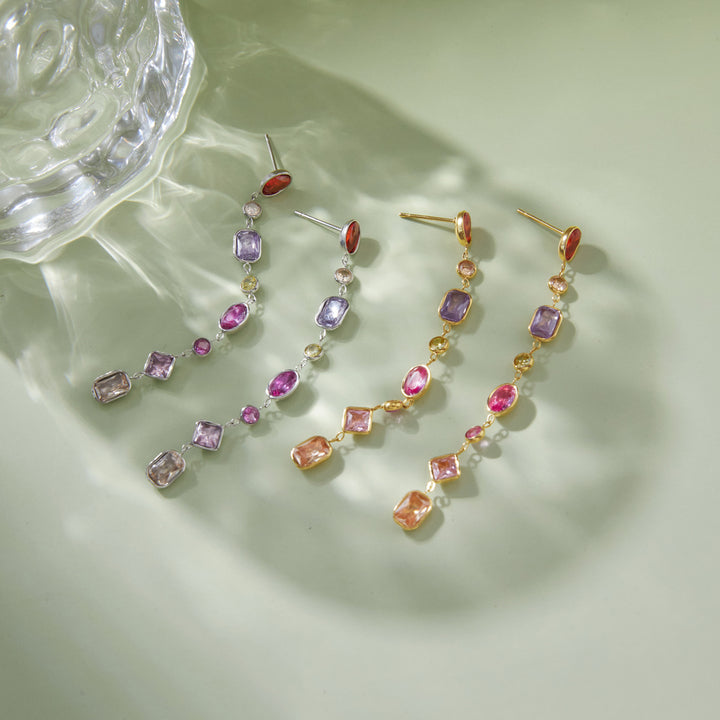 Lagoon Multi-Colour Drop Earrings