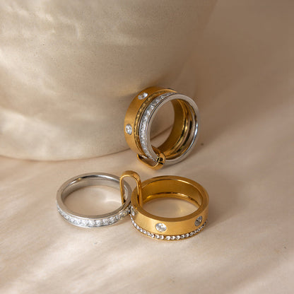 Ostro Pavé Band Ring