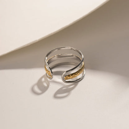 Driftwood Triple Band Open Ring