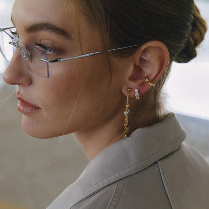 Mistral Linear Droplet Earrings