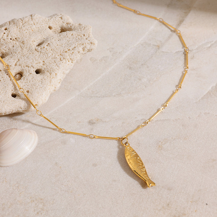 Sirocco Little Fish Pendant Necklace
