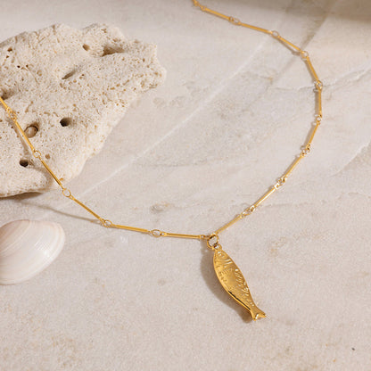 Sirocco Little Fish Pendant Necklace