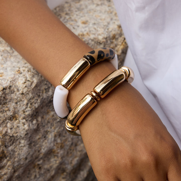Olive Grove Bamboo Bangle Bracelet
