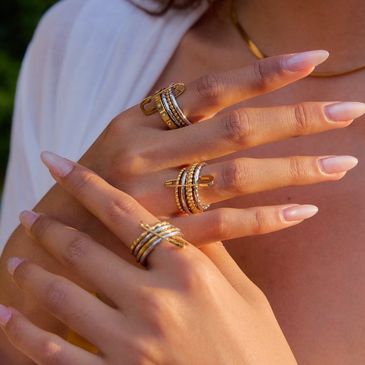 Cypress Pin Stacking Ring
