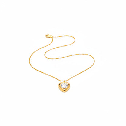 Rosemary Heart Pendant Necklace